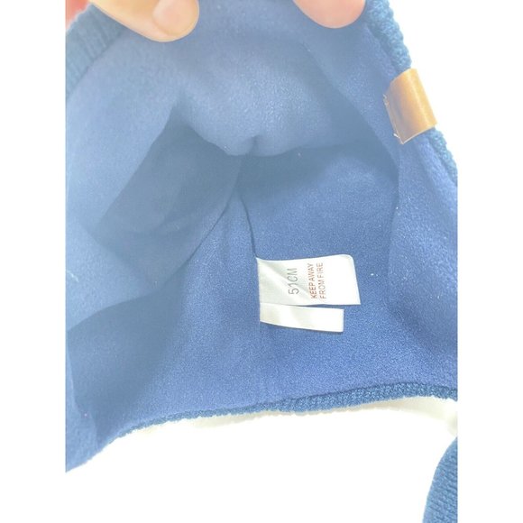 Blue Boys Dinosaur Winter Hat & Scarf Matching Set - One Size Brand New - Picture 7 of 8